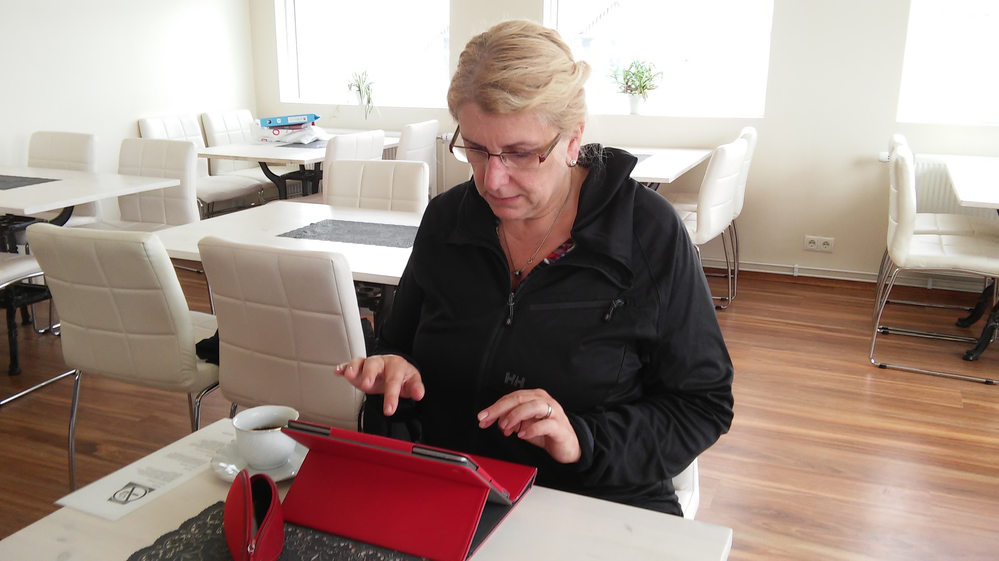 Spjaldtölvur við eftirlit